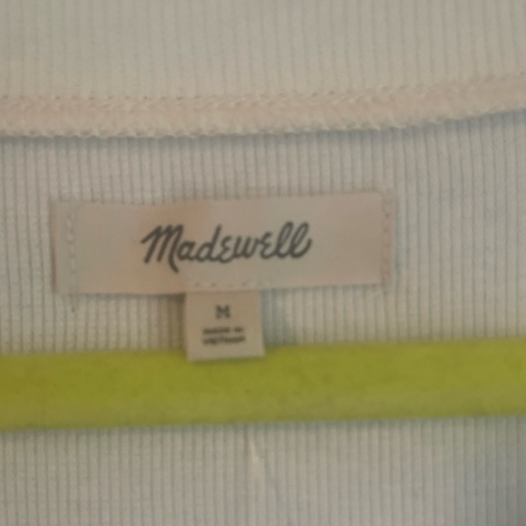 Madewell Long-Sleeve Ribbed Henley Tee - Picture 9 of 13